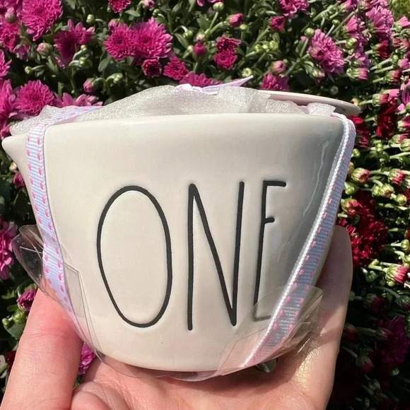 NEW PINK interior Rae Dunn adorable ceramic stacking Measuring Cups - HTF - Picture 10 of 10